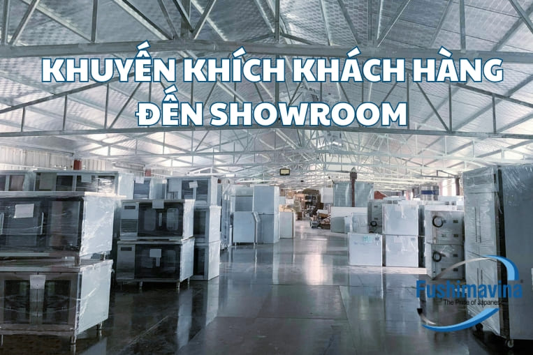 khuyến khích khách hàng đến showroom mua hàng