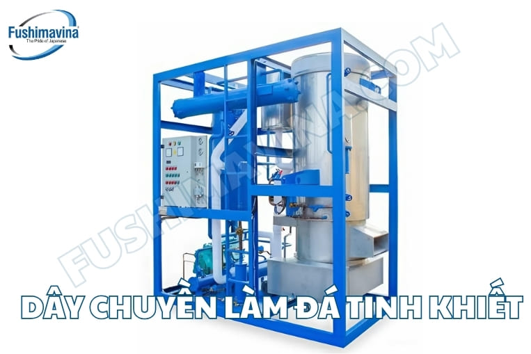 hệ thống dây chuyền làm đá