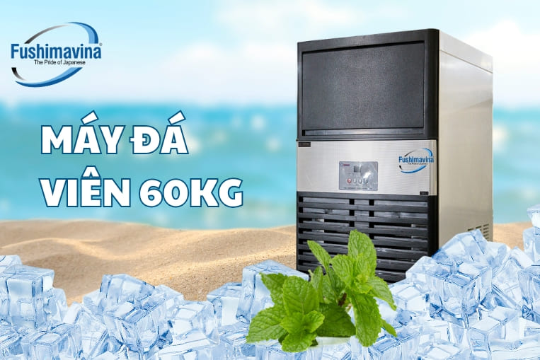 giới thiệu máy sản xuất 60kg đá 1 ngày