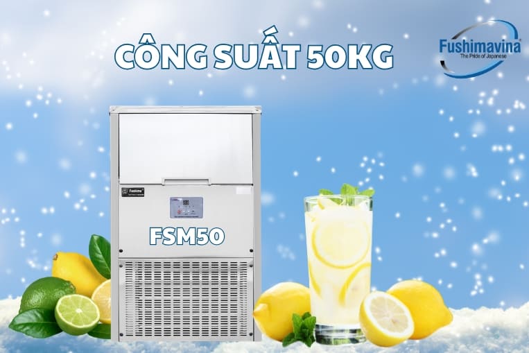 máy đá viên 50kg 1 ngày