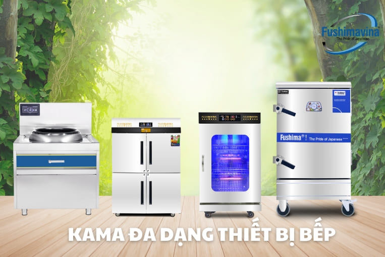 Kama đa dạng thiết bị bếp công nghiệp