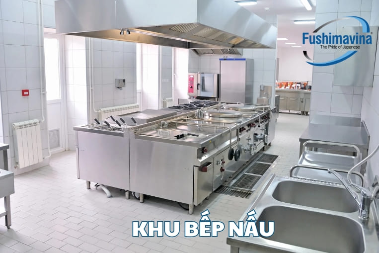 khu bếp nấu 