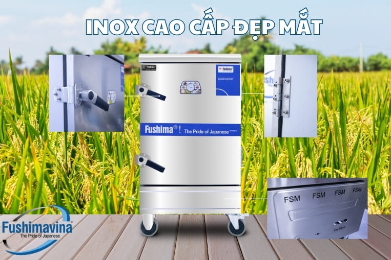 tủ được làm bằng inox