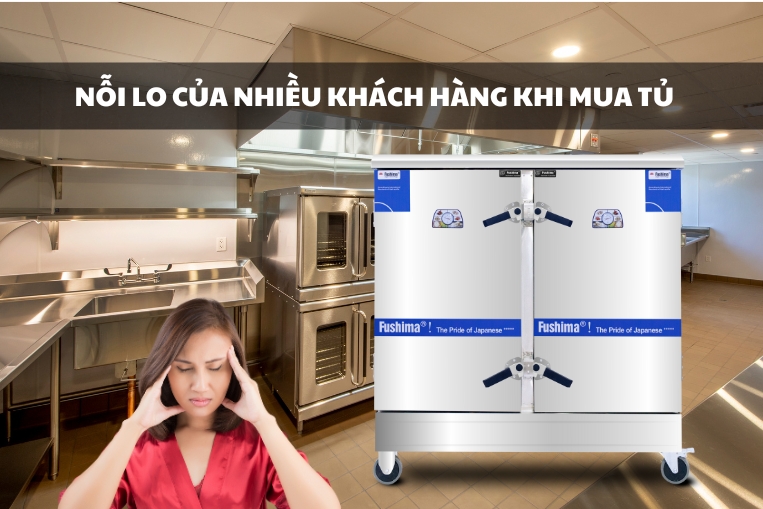 nỗi lo của nhiều khách hàng khi mua tủ cơm