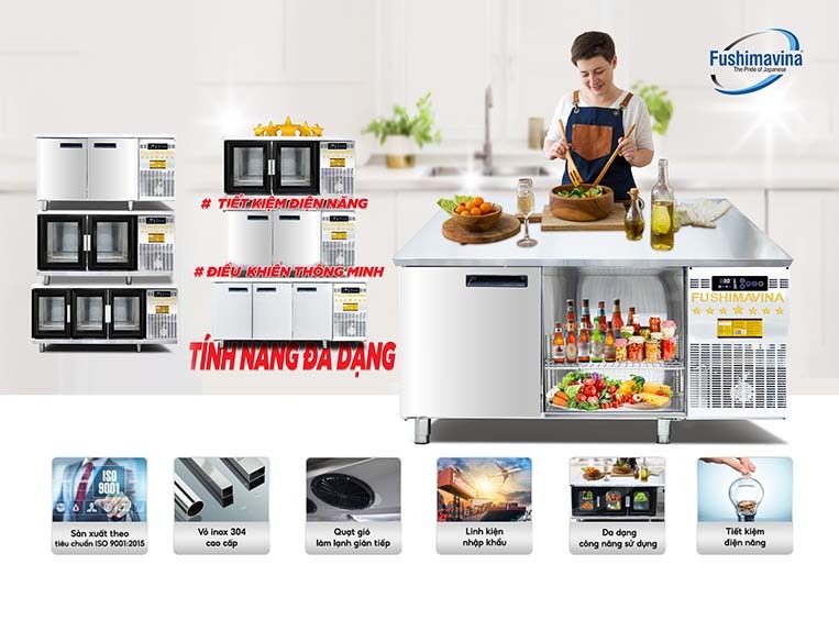 bàn đông 2m3 quạt gió phù hợp với các mô hình kinh doanh lớn