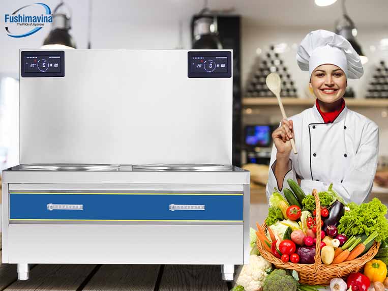 Thiết kế màn hình đèn led thông minh giúp người dùng dễ dàng theo dõi chế độ nấu