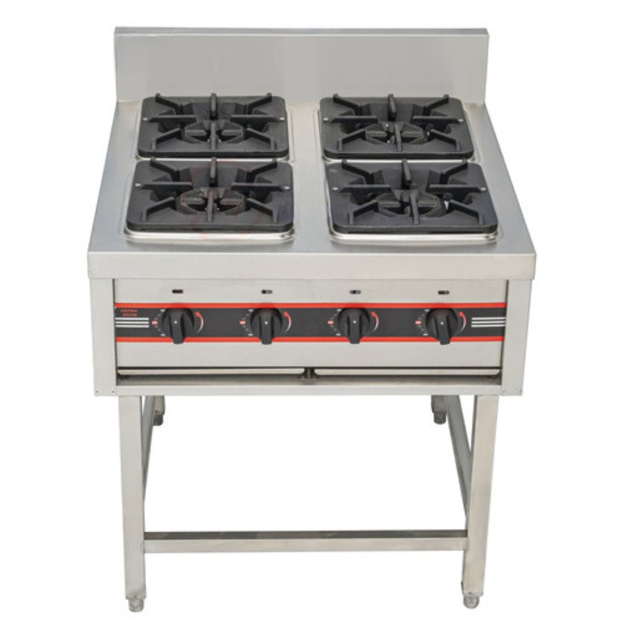 Bếp âu 4 họng chân cao