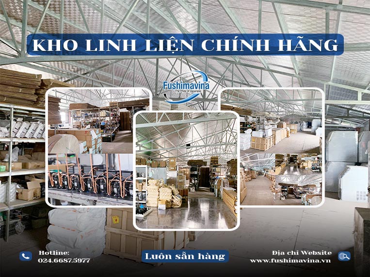 Kho linh kiện luôn sẵn để thay thế