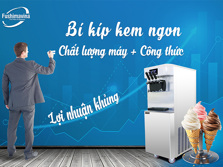 Hướng dẫn cách làm kem từ máy làm kem