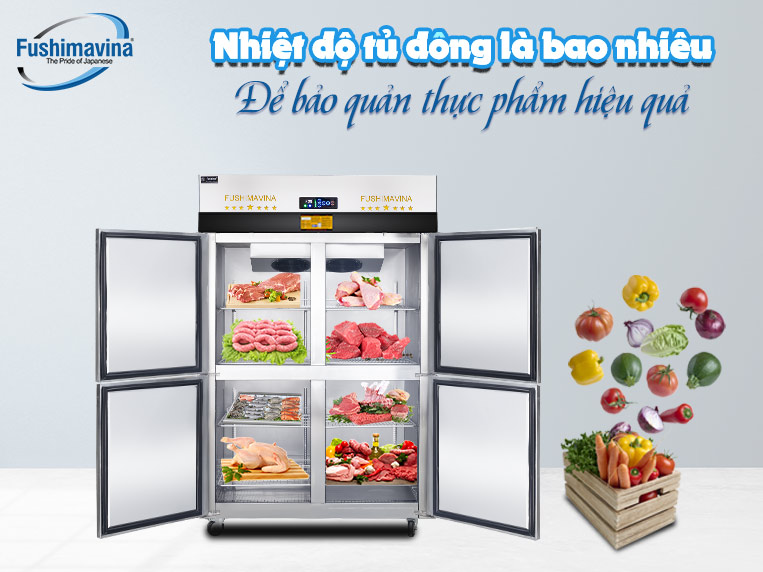 nhiệt độ tủ đông là bao nhiêu