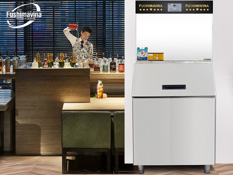 chọn máy làm đá kinh doanh có công suất lớn hơn 20%