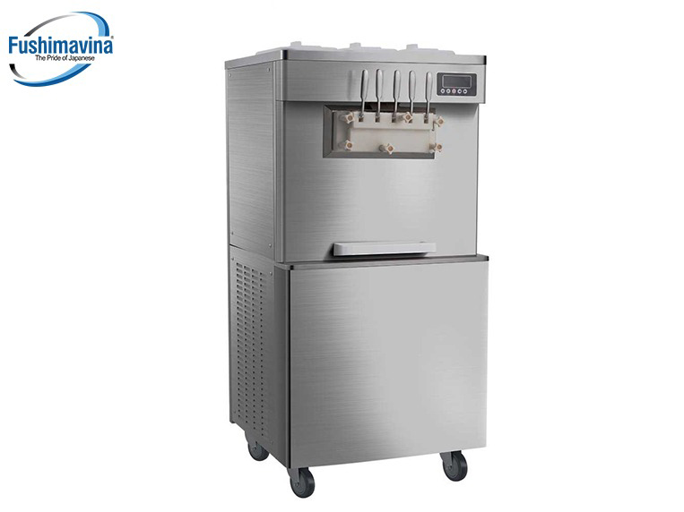 máy làm kem tươi 5 vòi là thiết bị lạnh chuyên dụng