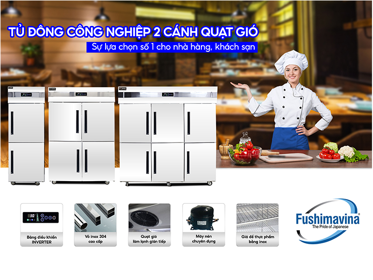 Công nghệ trữ lạnh bằng tủ đông, tủ bảo ôn công nghiệp