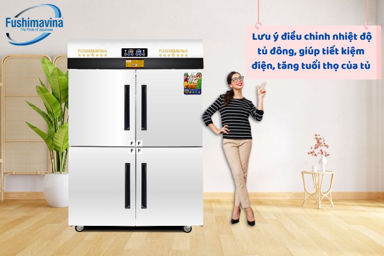 Một số lưu ý quan trọng khi điều chỉnh nhiệt độ tủ đông