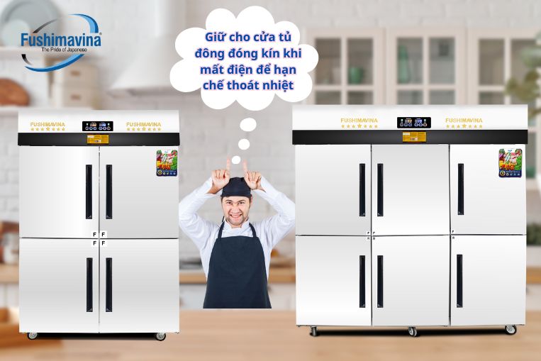 bảo quản thực phẩm trong tủ cấp đông khi mất điện