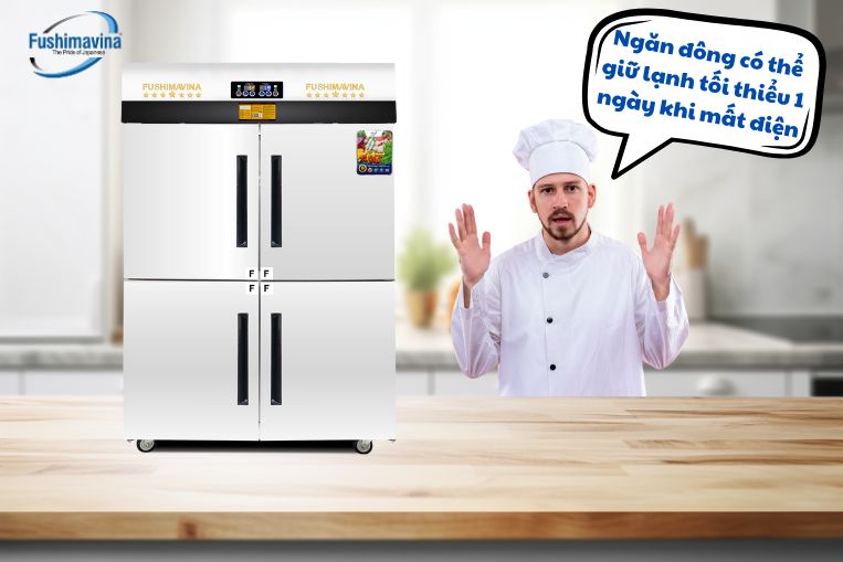 Khi cúp điện, tủ đông có thể duy trì hơi lạnh được bao lâu?