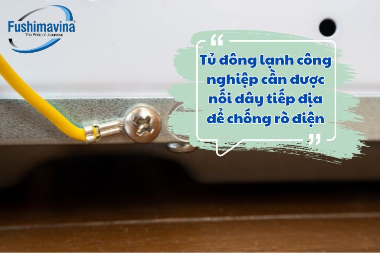 Do bạn chưa nối dây tiếp địa cho tủ