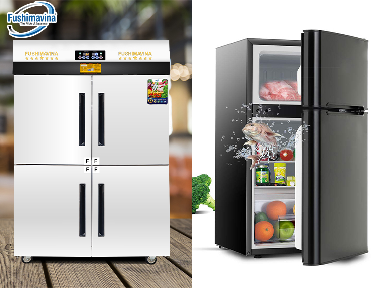 Bảng so sánh sự khác biệt giữa tủ lạnh và tủ đông