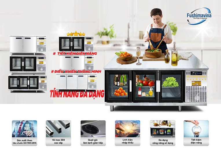 Bàn mát 3 cánh kính quạt gió