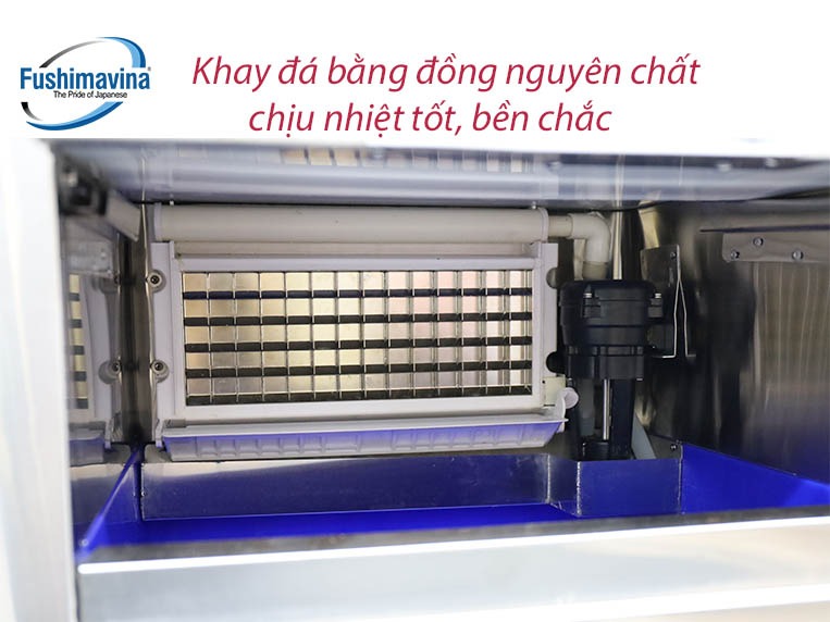 Thời gian làm đá nhanh, kích thước đá viên đa dạng