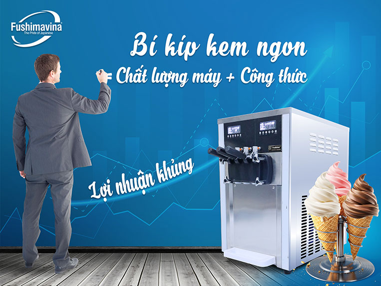 Đầu tư máy làm kem cho quán cafe
