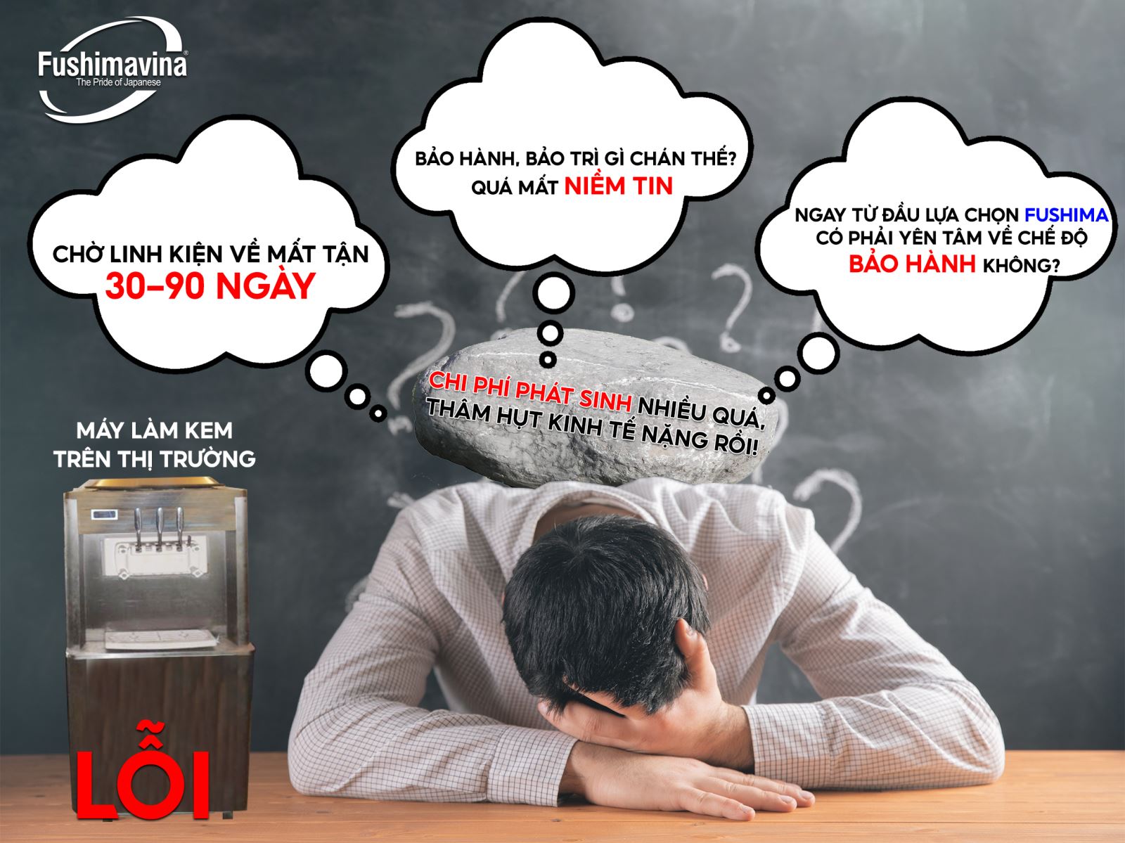 bán máy làm kem tươi trả góp