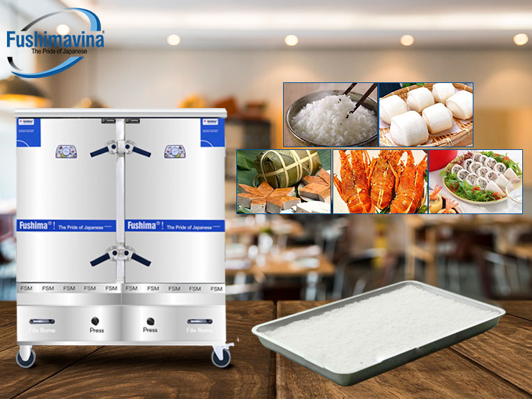 Đa dạng công năng nấu, hấp thực phẩm 