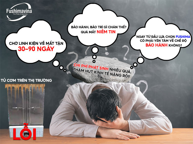 So sánh tủ cơm gas 24 khay Fushima và các tủ cơm khác 