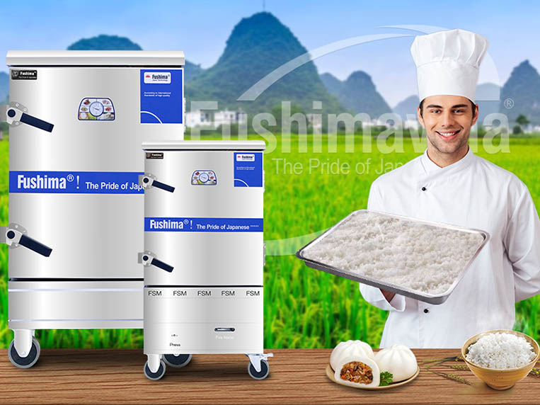 Tủ cơm gas 6 khay