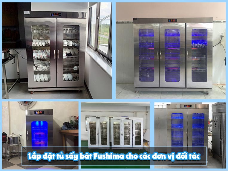 Lắp đặt tủ sấy cho các đơn vị đối tác