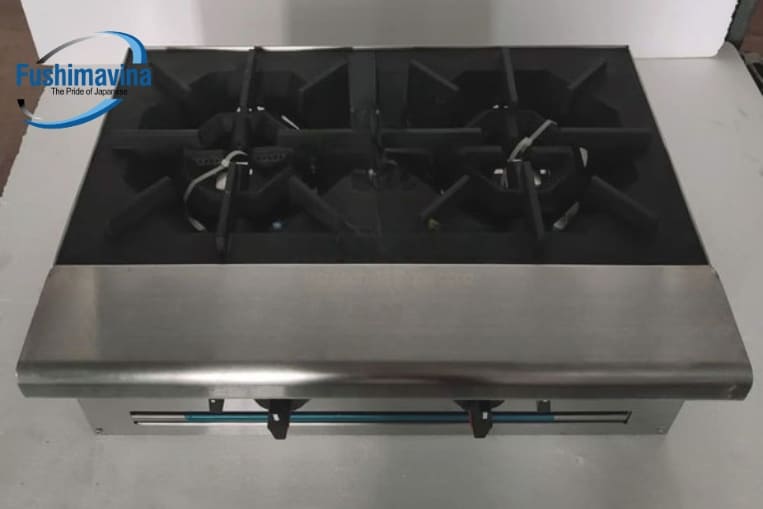 bếp có 2 họng đốt