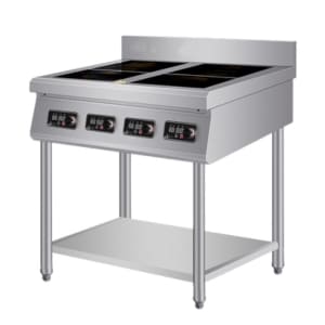 Bếp âu 4 họng điện có giá phẳng dưới