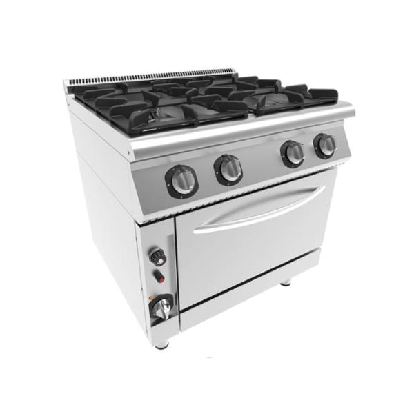 Bếp âu 4 họng có lò nướng Fushima