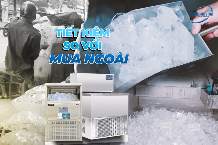 Tiết kiệm hơn so với mua đá bán lẻ