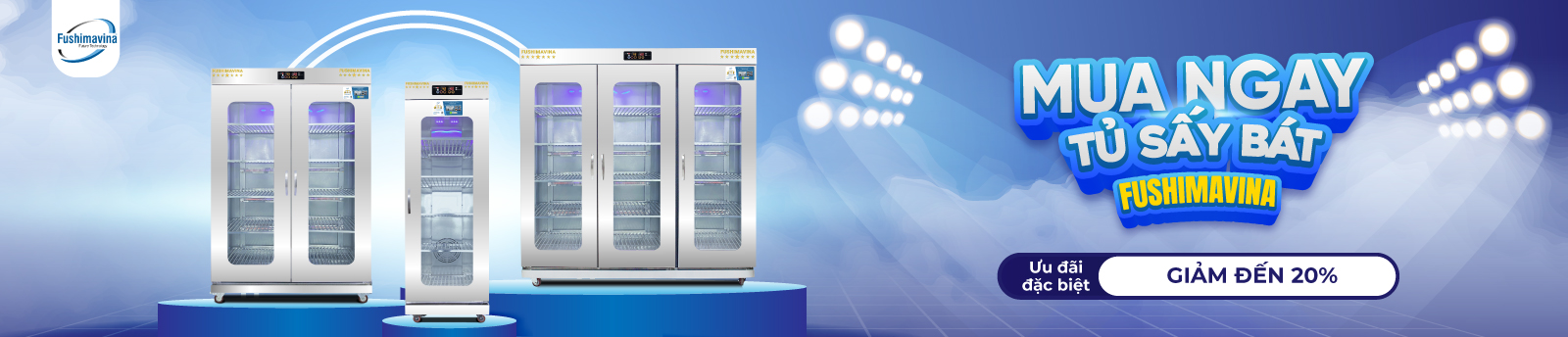 Tủ sấy bát công nghiệp fushima