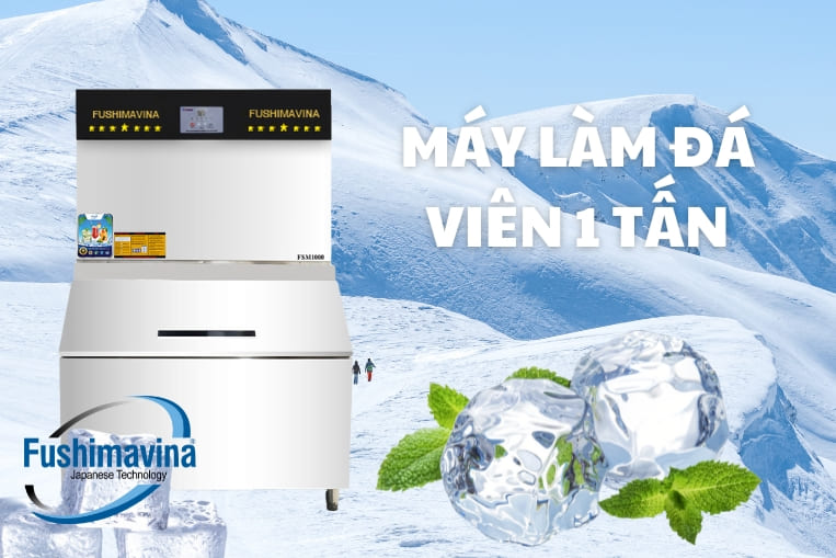 máy làm đá công nghiệp 1 tấn Fushimavina