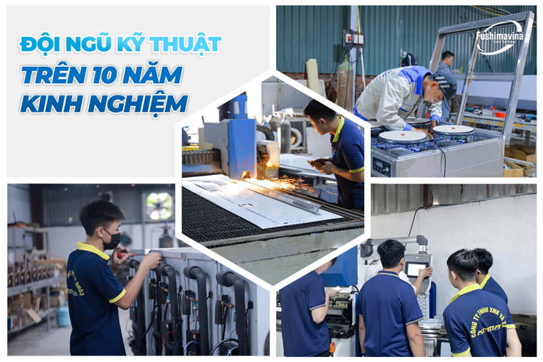 Đội ngũ chuyên gia tay nghề cao