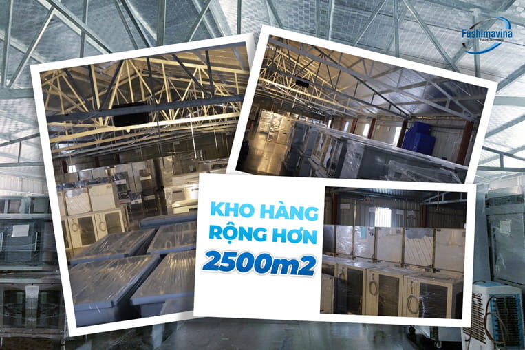 Kho hàng lớn, hệ thống showroom tại cả 3 miền