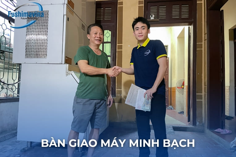 bàn giao máy đá minh bạch