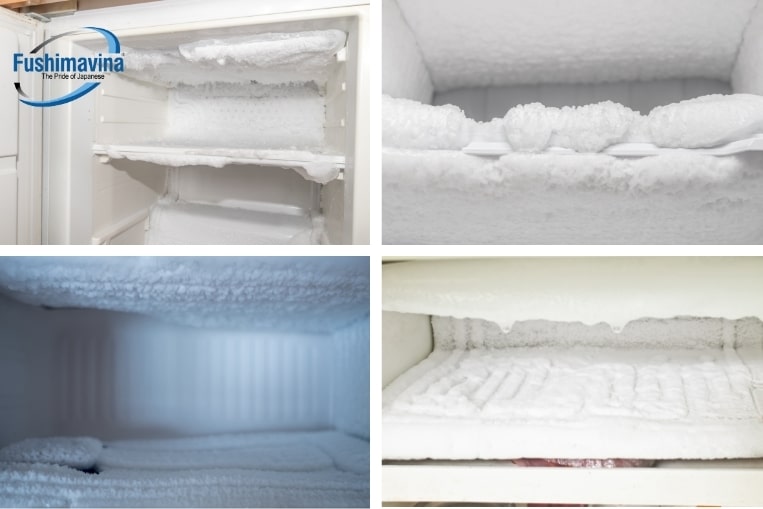 Nhận biết tủ bị đóng tuyết