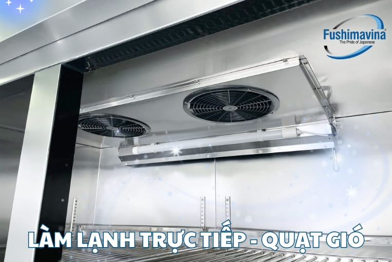 làm lạnh trực tiếp bằng quạt gió