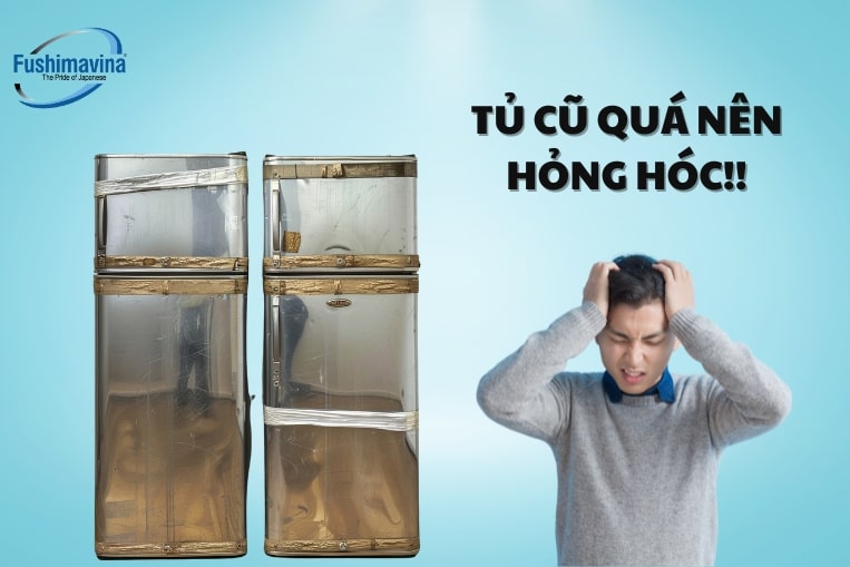 tủ quá cũ nên thường hỏng hóc