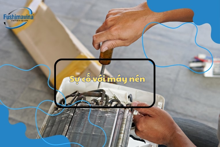 Sự cố máy nén hỏng