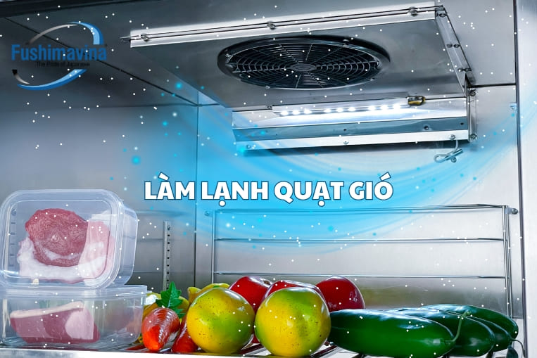 ngăn tủ chứa được nhiều thực phẩm