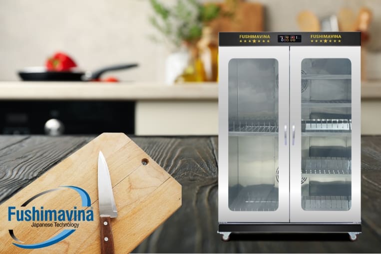 tủ sấy dao thớt 2 cánh 2 lớp